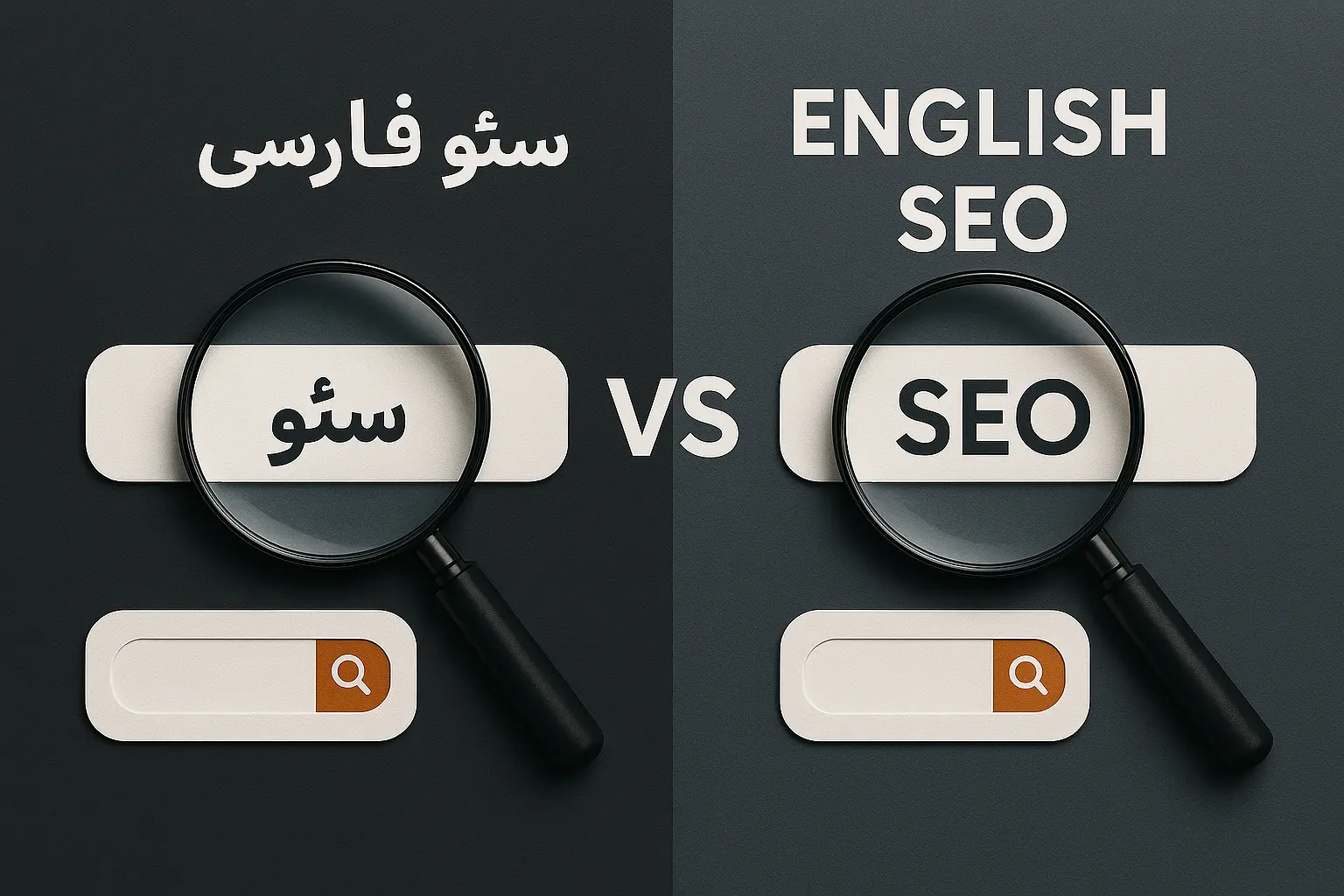 تفاوت سئو فارسی و انگلیسی