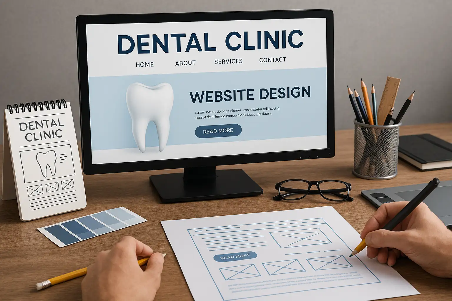 طراحی سایت کلینیک دندانپزشکی