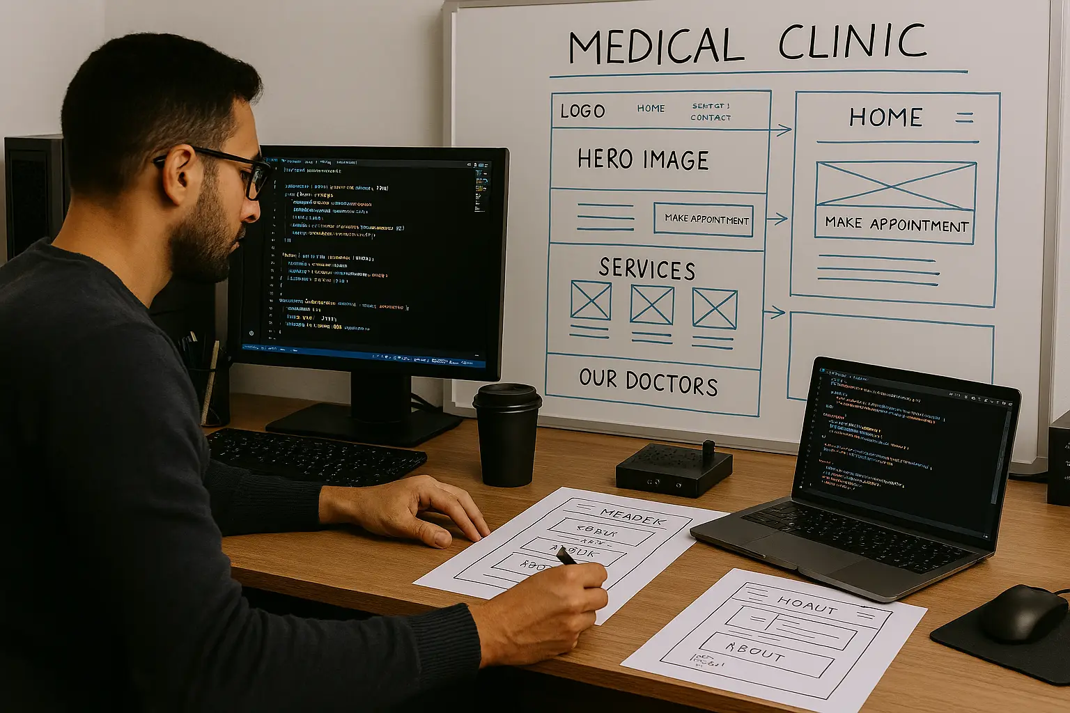 طراحی سایت کلینیک پزشکی